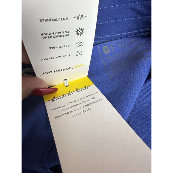 Figs Womens Zamora Joggers Blue  Scrub Pants Size Small NWT - Picture 10 of 10